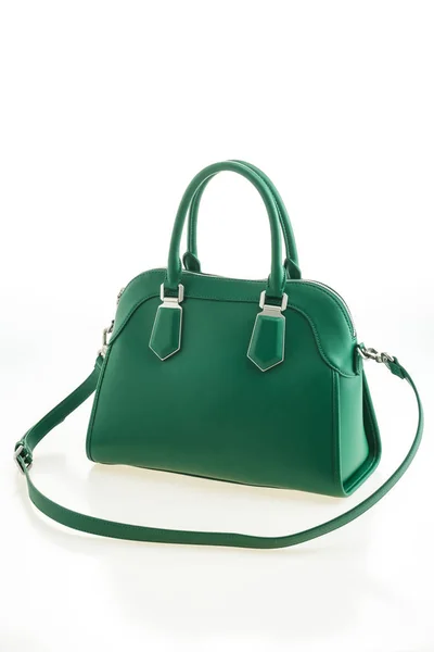 Luxury green handbag — Stock Photo, Image