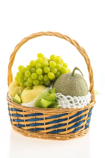 Ripe Fruits basket — Stock Photo, Image