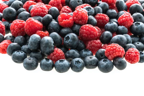 Afinele și fructele Rasberry — Fotografie, imagine de stoc