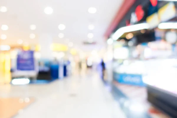 Centro comercial borrão — Fotografia de Stock