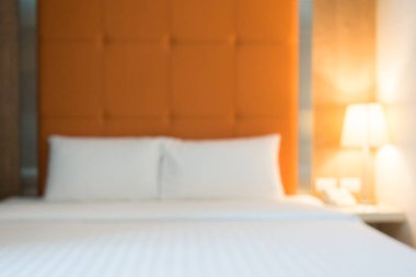 Soyut bulanıklık yatak odası