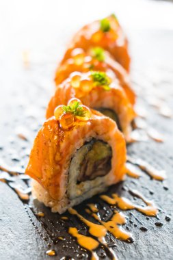 lezzetli geleneksel Sushi 