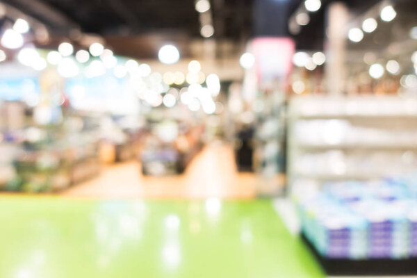 Abstract blur shopping mall