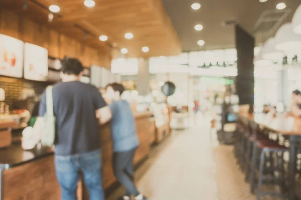 Abstraktní rozostření coffee shop — Stock fotografie