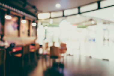 Soyut bulanıklık kahve dükkanı