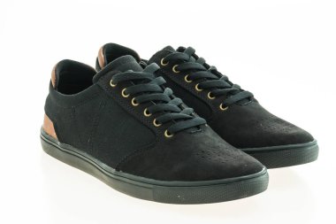 Güzel siyah deri ayakkabı