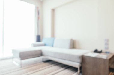 Soyut bulanıklık oturma odası