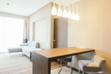 Soyut bulanıklık oturma odası