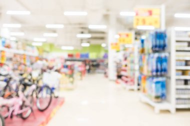 Soyut bulanıklık süpermarket ve perakende mağaza