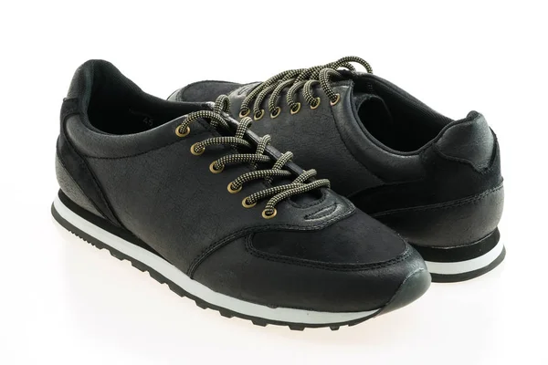 Mooie zwart lederen schoenen — Stockfoto