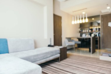 Soyut bulanıklık oturma odası