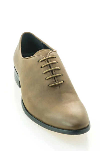 Luxury leather brown men shoes — Stock Photo, Image