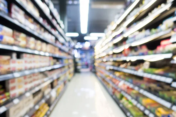 Rozmycie streszczenie supermarket w sklepie — Zdjęcie stockowe