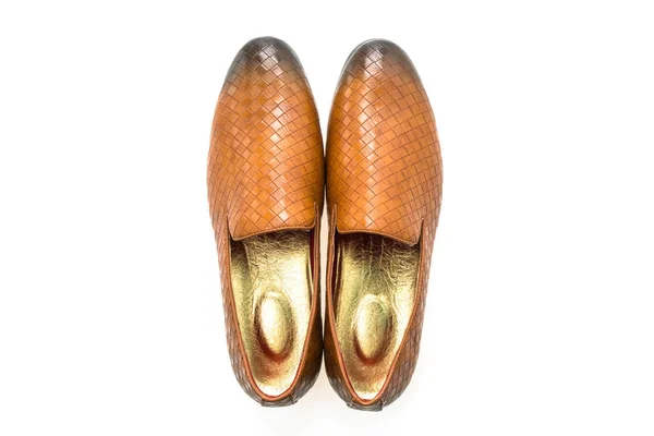 갈색 가죽 신발 — 스톡 사진