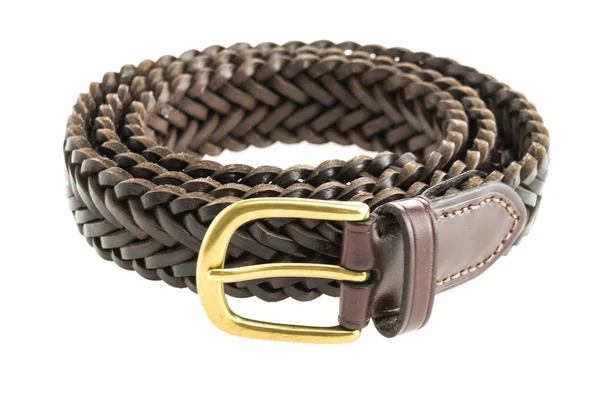 Män mode leather belt — Stockfoto