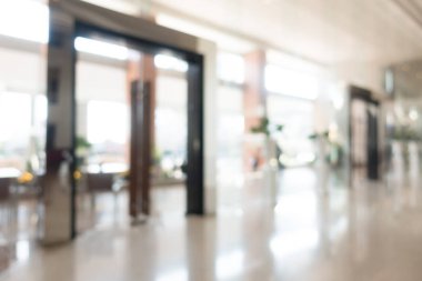 Bulanıklık otel soyut ve iç lobi