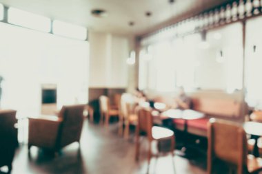 Soyut bulanıklık kahve dükkanı