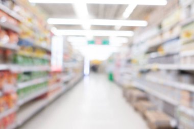 Soyut bulanıklık süpermarket