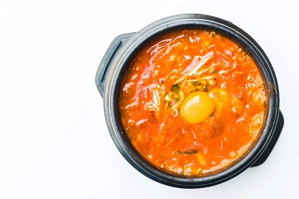 한국 매운 수프 — 스톡 사진