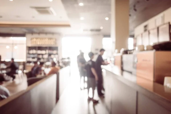 Abstrato borrão café e restaurante interior — Fotografia de Stock