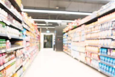 Soyut bulanıklık süpermarket