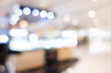 Soyut bulanıklık ve bokeh alışveriş ve perakende mağaza