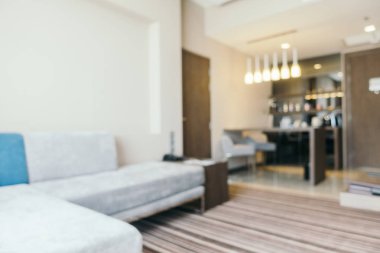 Soyut bulanıklık oturma odası