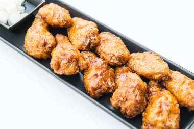 Kızarmış tavuk plaka