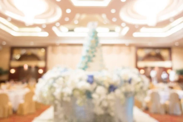Abstract blur wedding hall — Stock Photo, Image