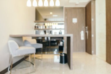 Soyut bulanıklık oturma odası