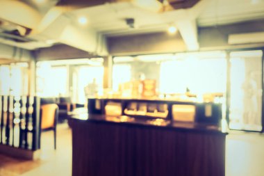 Soyut bulanıklık kahve dükkanı