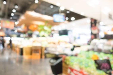 Soyut bulanıklık süpermarket