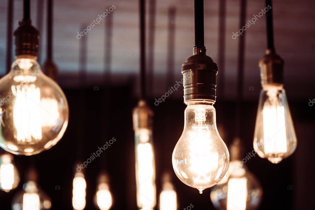 Vintage and Retro light bulb