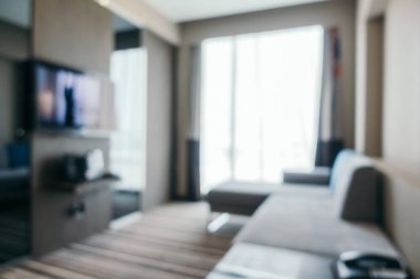 Soyut bulanıklık oturma odası