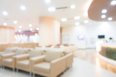 Soyut bulanıklık hastane ve klinik