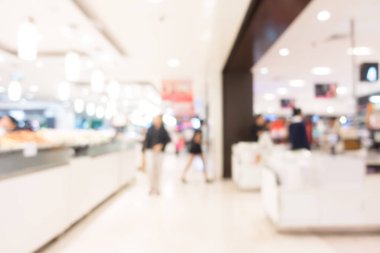 Soyut bulanıklık mağaza alışveriş merkezi ile