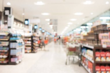 Soyut bulanıklık mağaza alışveriş merkezi ile