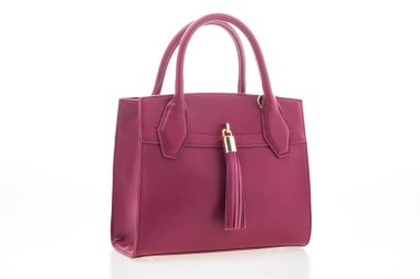 Güzel lüks ve zerafet mor kadın çanta