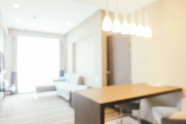 Soyut bulanıklık oturma odası