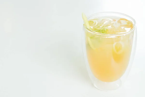 Iced lemon glass — Stock Photo, Image
