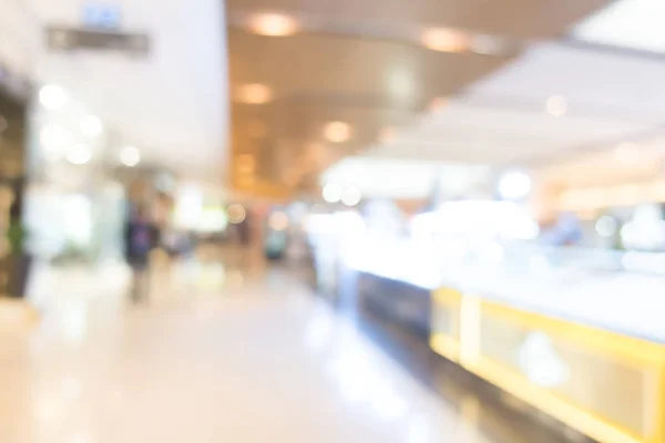 Centro comercial borrão — Fotografia de Stock