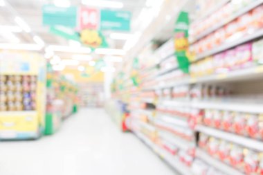 Soyut bulanıklık süpermarket