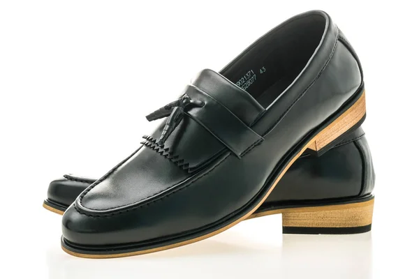 Prachtige luxe en casual lederen mannen schoenen — Stockfoto