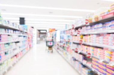 Soyut bulanıklık süpermarket