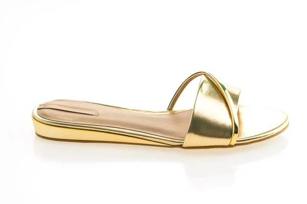 美しいゴールド サンダル靴 — ストック写真