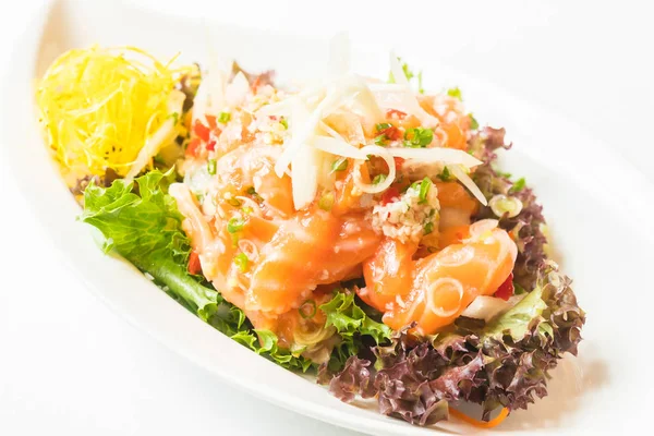 Salada de salmão picante — Fotografia de Stock
