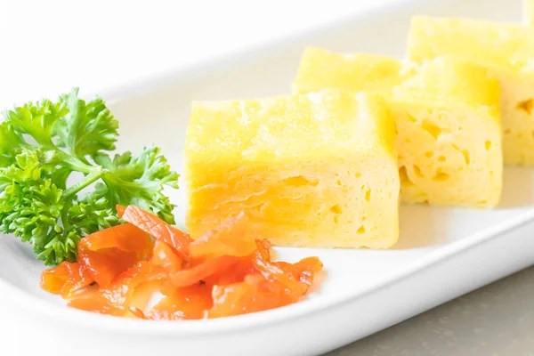 Tamago sladká omeleta — Stock fotografie