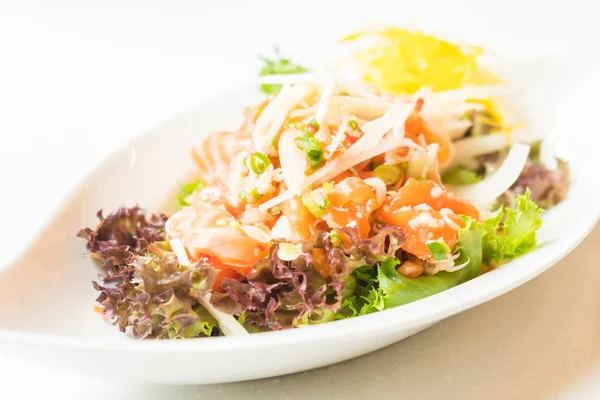Pittige zalm salade — Stockfoto