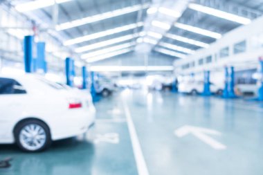 Soyut bulanıklık garaj ve automoblie