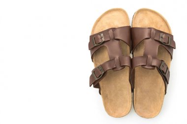 Erkek deri sandalet ve flop flip Ayakkabı